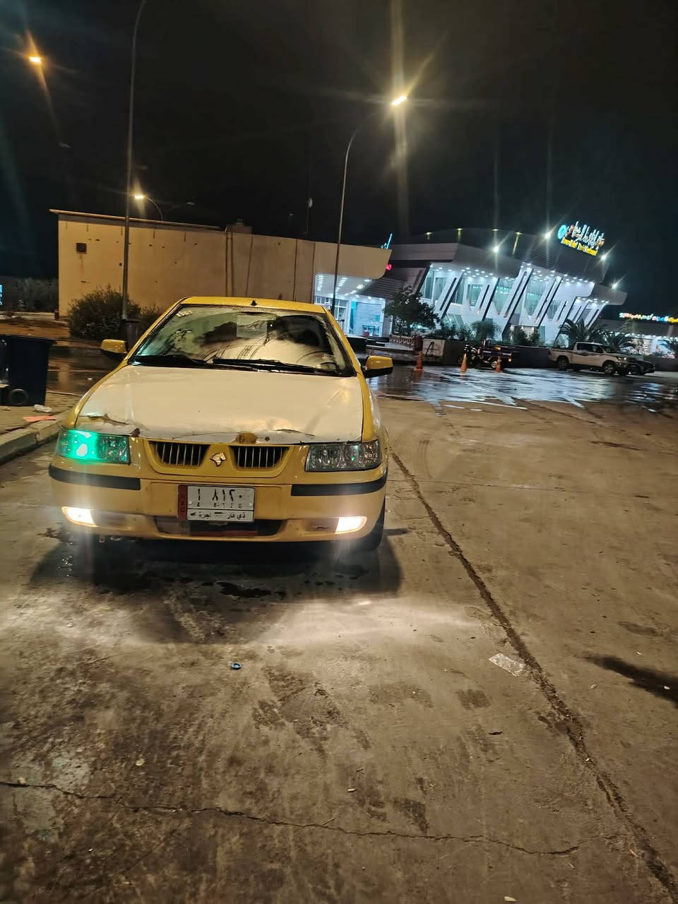 سلام عليكم سمند موديل 10 مصفره هيه وغرمات سنويته ال 27 مكفوله لا طكه ولا صبغ بس هلاللات معمرت مكان ناصريه رقمي ***********
