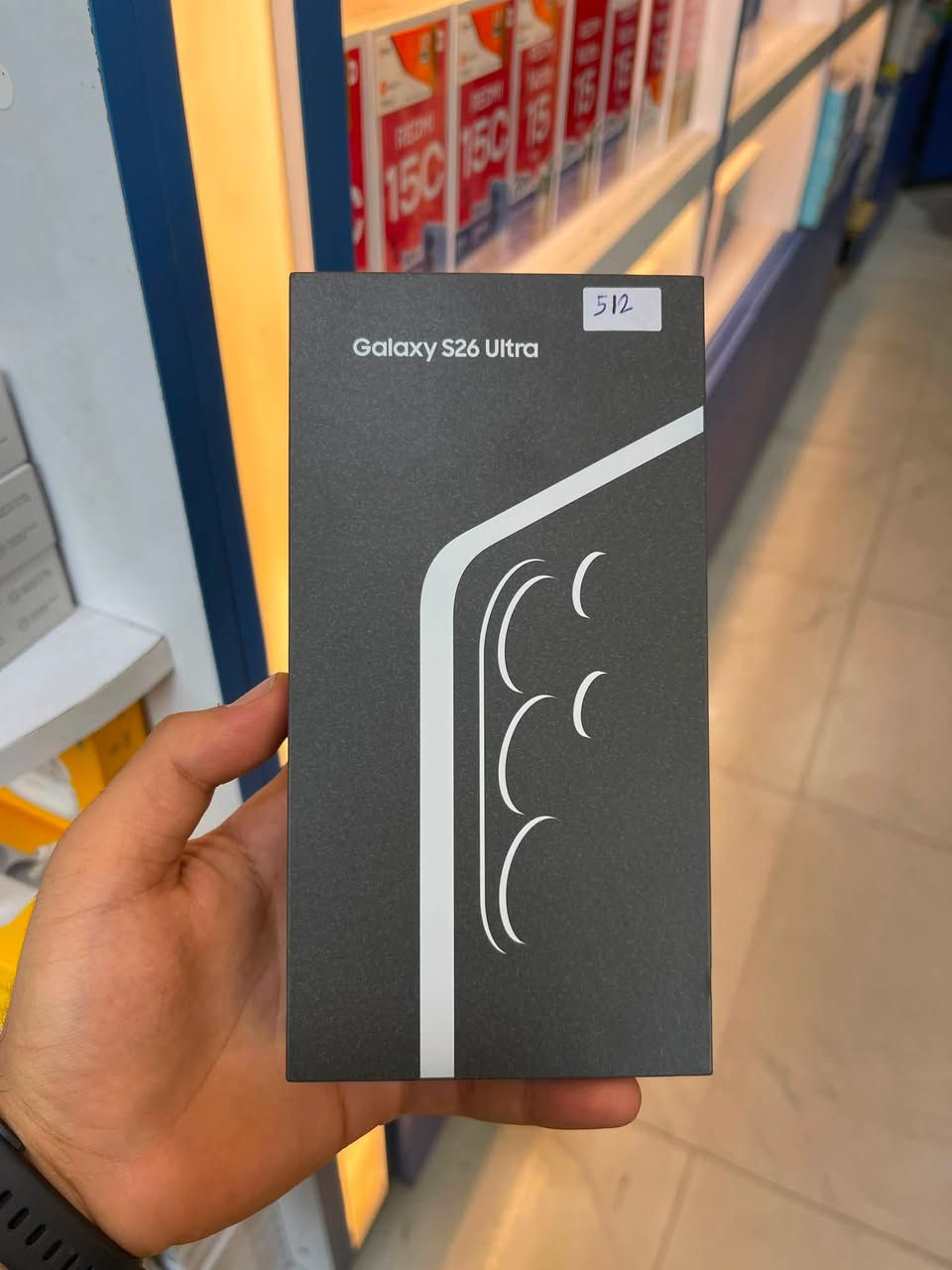 Samsung s26 Ultra مستخدم قليل جداً 

الذاكرة العملاقة 512 كيكا 

باللون Sky Blue الجميل  نظافة 100‎%‎ ضمان الوكالة.

📍العنوان : البصرة قضاء المدينة السوق مجمع الحسين التجاري.
للتواصل واتساب او خاص ***********📞
