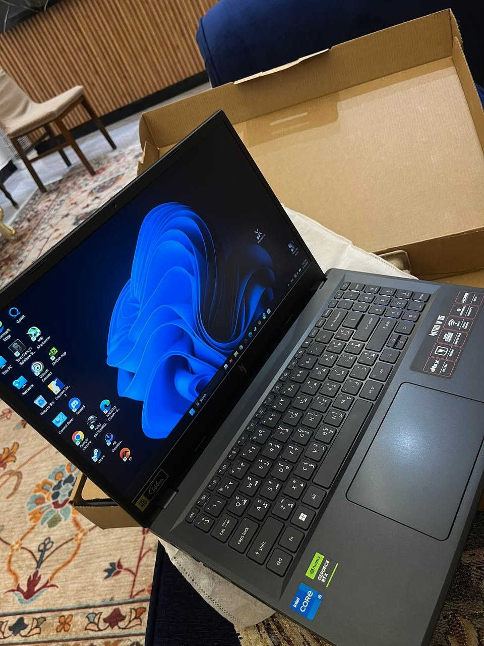 Acer Nitro V15
تقريبا جديد 🆕 استخدامه كلش قليل 
مواصفاته بالصور مذكوره جهاز مكفول وشرط النظافة وبالخير ع الياخذه 
سعره مليون و ١٥٠ 
بغداد / الدوره
***********
