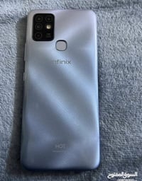 انفنكس هوت 10 للبيع ذاكره 64 رام 4 بطاريه 5200 فقط قاعده الشحن متحركه ...