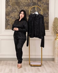 سوت نسائي • أسود • مقاس L-2XL