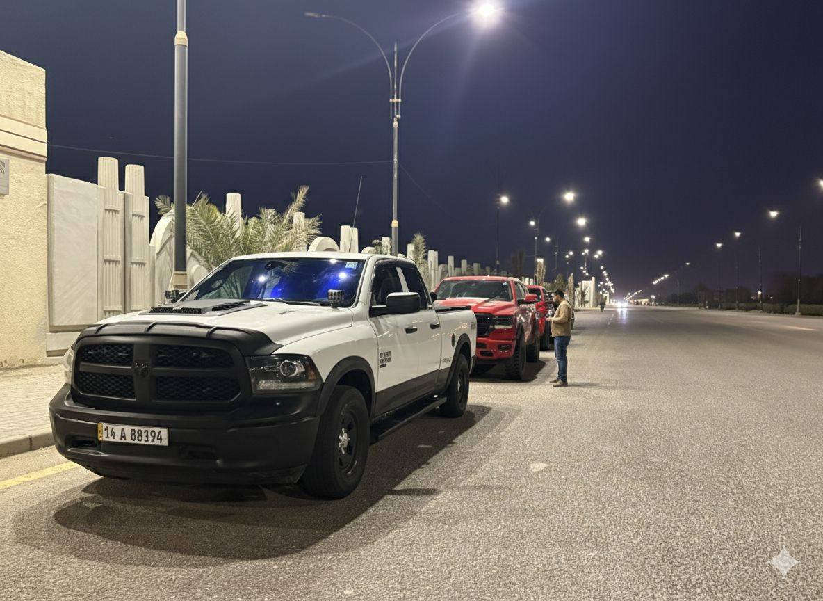 مرحبا. دوج رام كلاسيك فئة ترايدس مان.
الموديل ٢٠٢٢. باب قصير  بدي وسط 
الضررر بلعراق  ضربة بدي خلفي واضحة بلصور. واكو سحب بسيط بلشاصي
.
الضرر امريكا واضح صور هم بدون ايرباك ستيرن  فقط ايرباكات بردات وكشنات.
 السيارة جدا نضيفة وجاهزة بدون نقص.

حجم المحرك. V6
تو ويل
 الرقم بصرة دولي باسمي

تحويل مباشر

السعر ١٧٥  ورقة
السيارة عليها اضافات
غلاف صندوق  سعرة ٣٠٠$
 كشافات اصلية محولات. ريمونت  سعره ١٠٠$.
 سبيسرات ويل سعرهم 120$
  لايتات مبدلهن  عدسة شكل ريبل سعرهم 250$

 جنح قمارة  سعره 100$

برمجة ايكل وبلكات جديدة سعرهم ١٥٠$

  الغرض من ذكر الاضافات مع الاسعار حته الشراي يعرف السيارة شكز مصروف عليها

 تقريبا 1000$

   السعر  مذكور ورقم الهاتف
***********
***********
 واتساب
.

مراوس فقط
تاهو
او لاندكروزر
او رام باب طويل لان عندي عائلة
