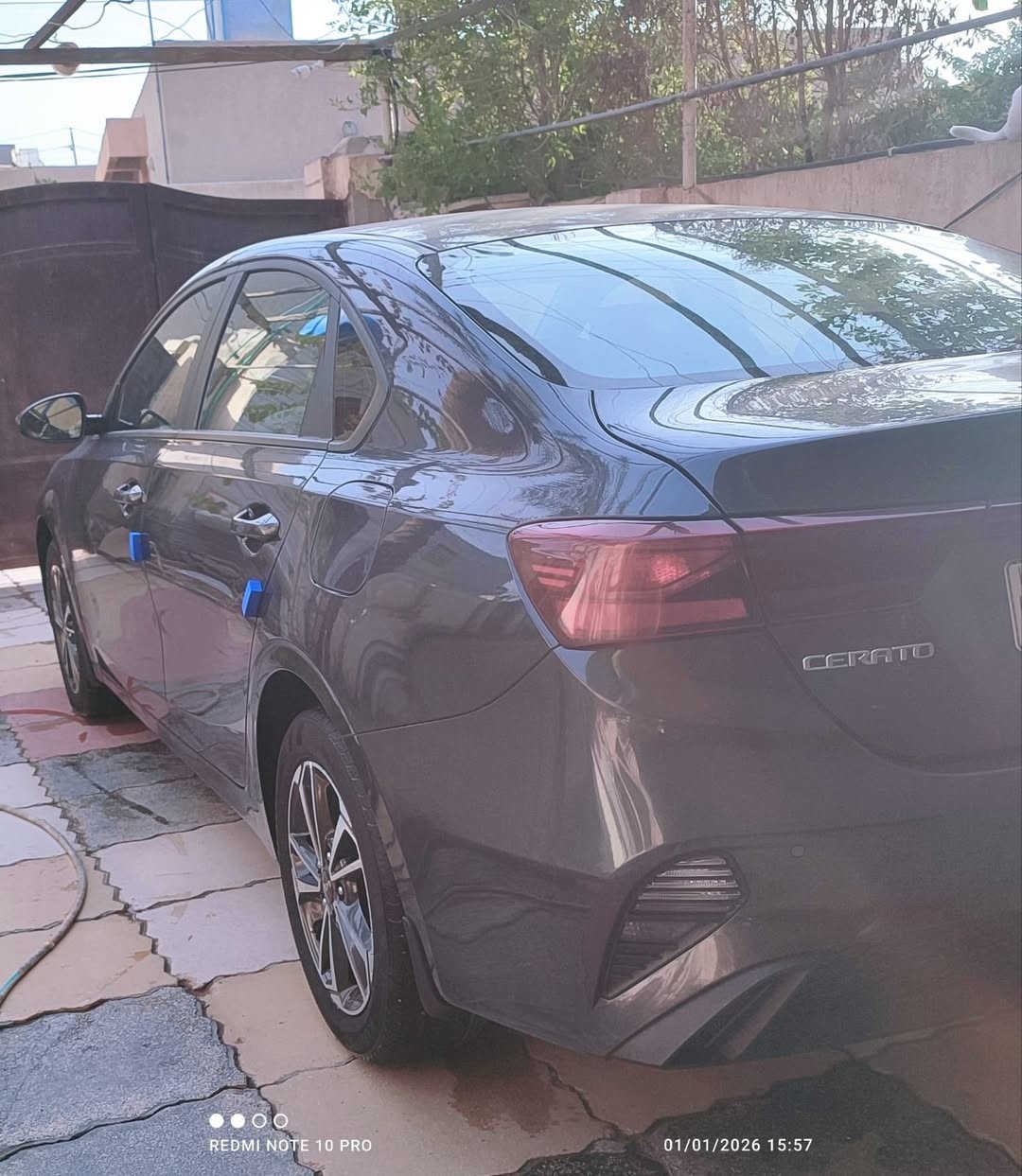 سيراتو موديل ٢٠٢٤ خليجي
ماشية ٢٢ الف كيلو 
محرك السيارة ١٦٠٠ دوش
موصفات السيارة 
تحكمات ستيرن
حساس خلفي 
لد امامي
ويل كب 
مكفولة كفالة عامة من الصبغ و التبديل و البارد
السيارة بحالة الوكالة 
رقم بغداد الدولي الجديد وباسمي
السعر ١٧٥ ورقة 
مكان السيارة ديالى بعقوبة
رقم الهاتف ***********
