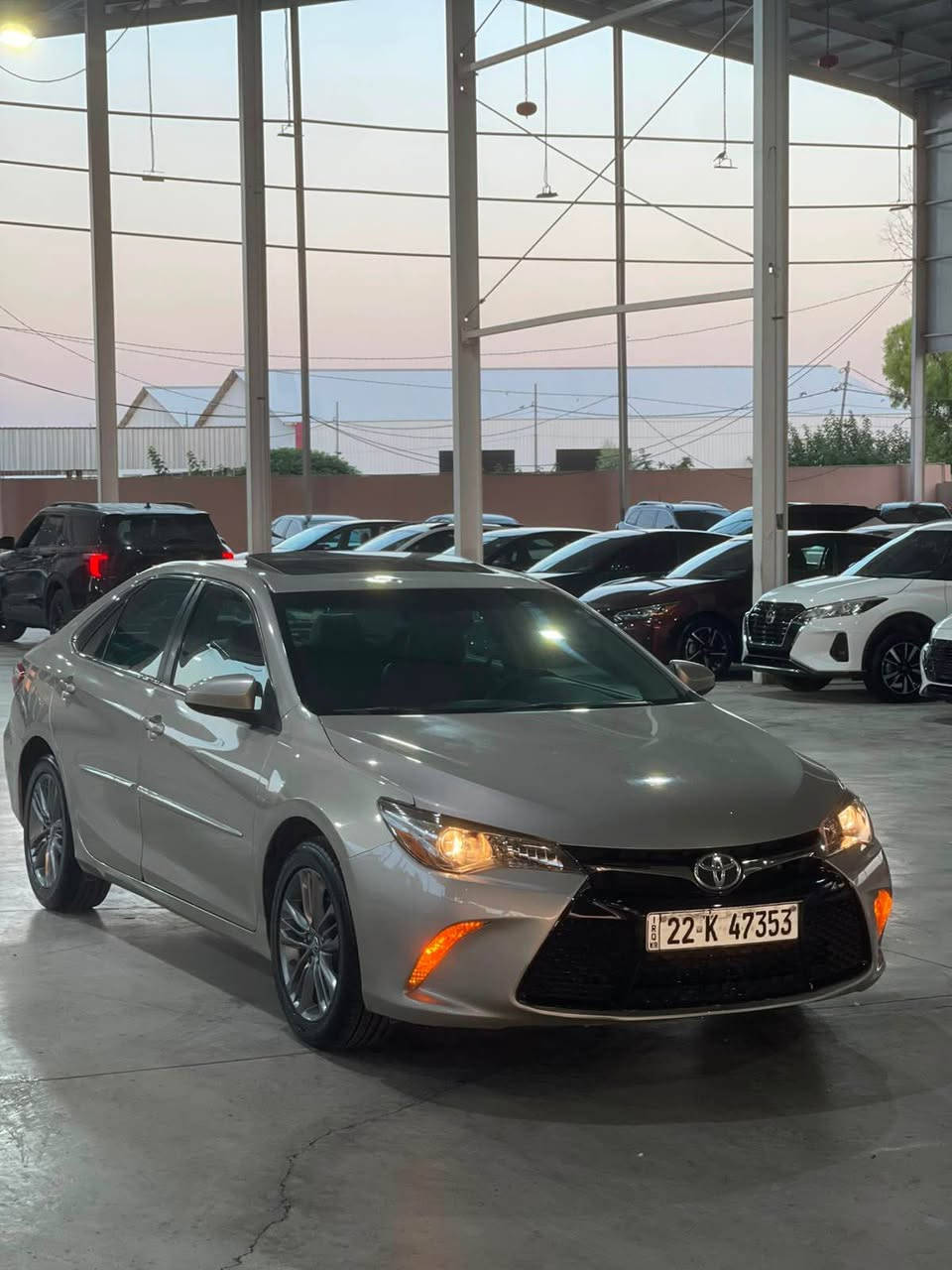 Camry SE
تۆیۆتا کامری مواسەفات SEپڵەس
سەیارەکە مواسەفاتی 
سڵاید
کوشن کارەبا
کوشن نیو جڵد
کامێرە
رادار
شاشەگەورە
تەعدیل سورعە
لەگەڵ زۆر مواسفاتی تر
سەیارەکە ٣پارچەی بۆیاخە بەبێ ناوگرتن بەشەرت
تەنها کلێری ئەمریکایە بەبێ مەعجون هەموو گیانی بەشەرت بەناوی خۆمەوەیە ٤ تایەو ویلی لۆکی لەژێرایە
نوقسانی تیانیە بەشەرتی ١٠فیتەر گێرو مەکینەی نەکراوەتە
سەیارەکە ٩٠٠$خرامەی لەسەرە دوای معامەلە ئەی گیرمەوە
شوێن:سلێمانی
نرخ:١٣٨$
‎رقم:*********** السليمانية, العراق
