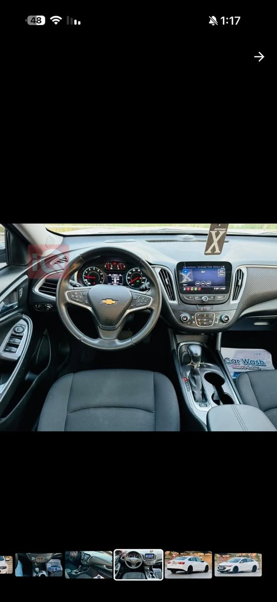 ماليبو موديل 2022 اربيل حادث بسيط جدا صور الحادث موجود وبالعراق الجالغ الامامي نطخ وتبدل بدون دواخل طخه بسيطه السياره فول ماعدا الفتحه عنوان بغداد الحريه ***********
