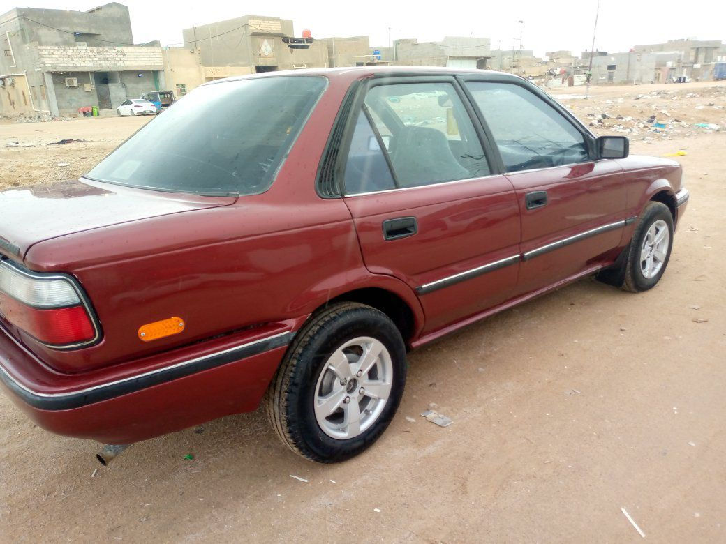 كورولا موديل 1992 رقم بصرة
السيارة مشروع وطني يسرى بلادي كير اوتوماتيك
الكفالة 
الكير و المحرك و الحدادية و الكهربائيات
مكفولة من الضربه 
السيارة مصبوغة جمالية 

السعر 47 
العنوان البصرة-الزبير 
تواصل :
***********8
