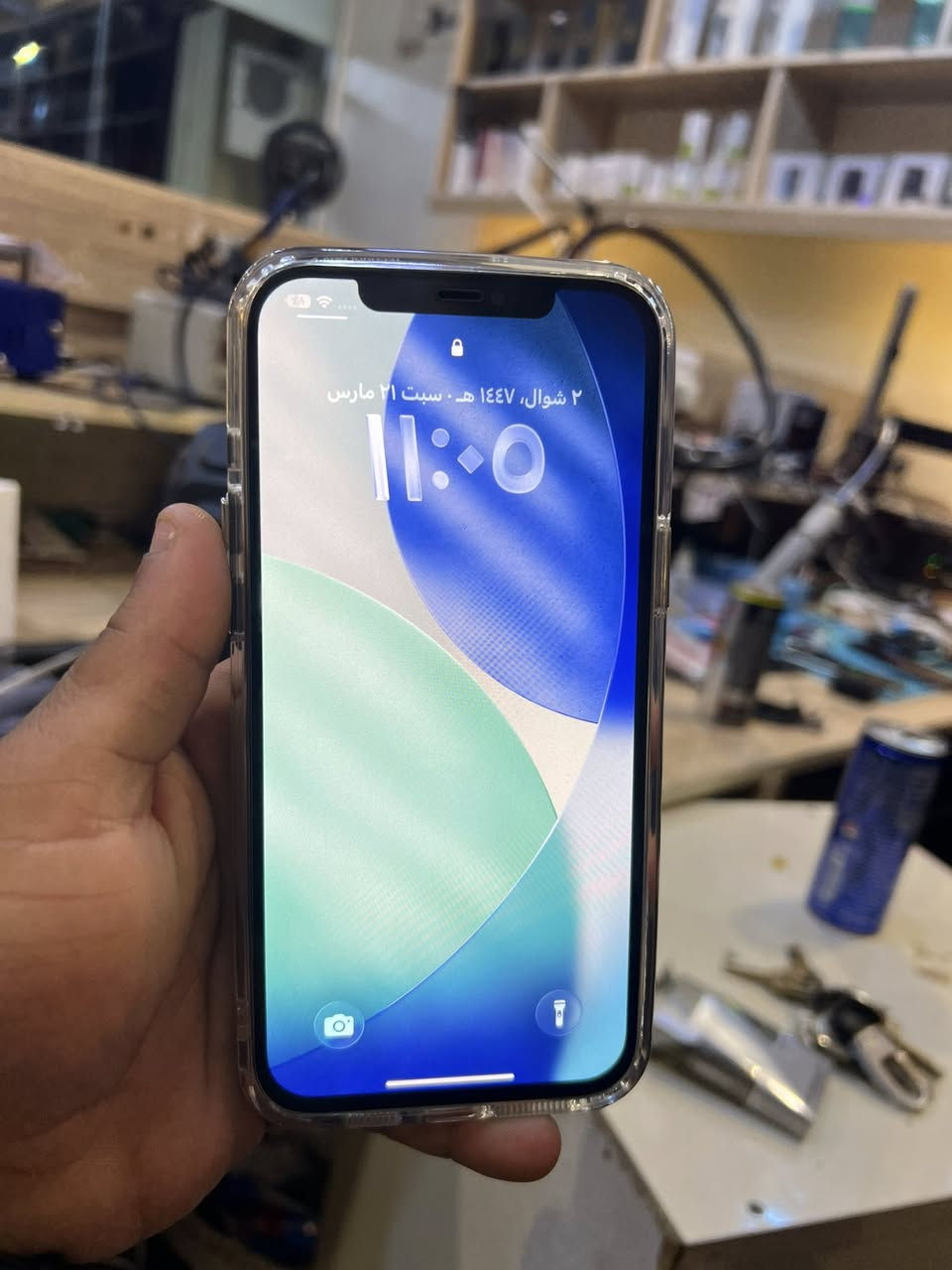 ايفون 12 برو ماكس بطاريه 77 بلاد مبدل شاشه اصليه فقط الجهاز اي عيب ما بي فيس ايدي شغال سعر 400 بي مجال ***********
