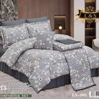 🔥 طقم نوم فاخر وكامل لحاف + غطوة + جرجف نزال + 2 وجوه مخدة + 2 كوشة 💎 ...