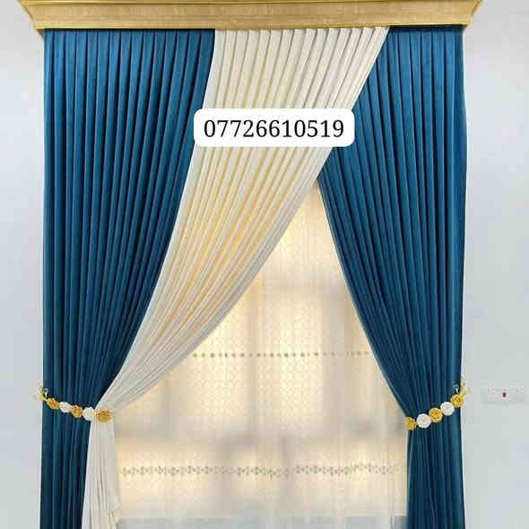 > ✨ جزء بسيط من أعمال البيج ✨
خامات تركية راقية وتصاميم فخمة
 موجود توصيل 5الاف  لجميع المحافظات 
للحجز والاستفسار مراسلة الصفحة أو الاتصال على الرقم 📞 ***********
#ستائر #تول_تركي #ديكور #شغل_تركي #تصميم_راقي
