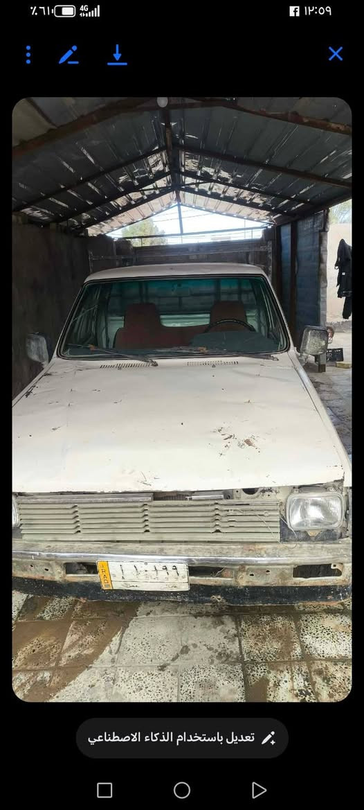 سلام عليكم ٨٥للبيع رقم ديالي ومالك با ديالي بعقوبه مكانه بس ما وصله سنويه ورقم ألماني كير ومكينه وكهربايت وتخم تاير وحداديه كله كفاله تعمير جديد داخل نضيفه ودشبول نضيف ساره جاهزه عوزه بس شباك امام واشير زوج مكاني دوانيه السعر 22وبيه مجال ***********
