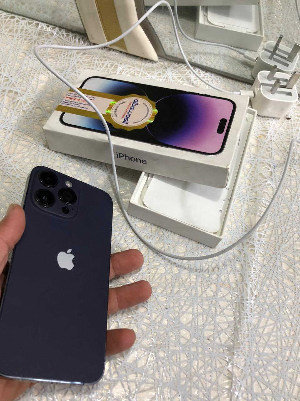 سلام عليكم آيفون 14 برو ماكس شرق اوسط وتر بروف ذاكره 256 بطاريه 73 جهاز اي خلل ما بي لا مفتوح لا شي بس الضهر مفطور ومسويله تغليف السعر 700
مكاني الشعب رقمي ***********
