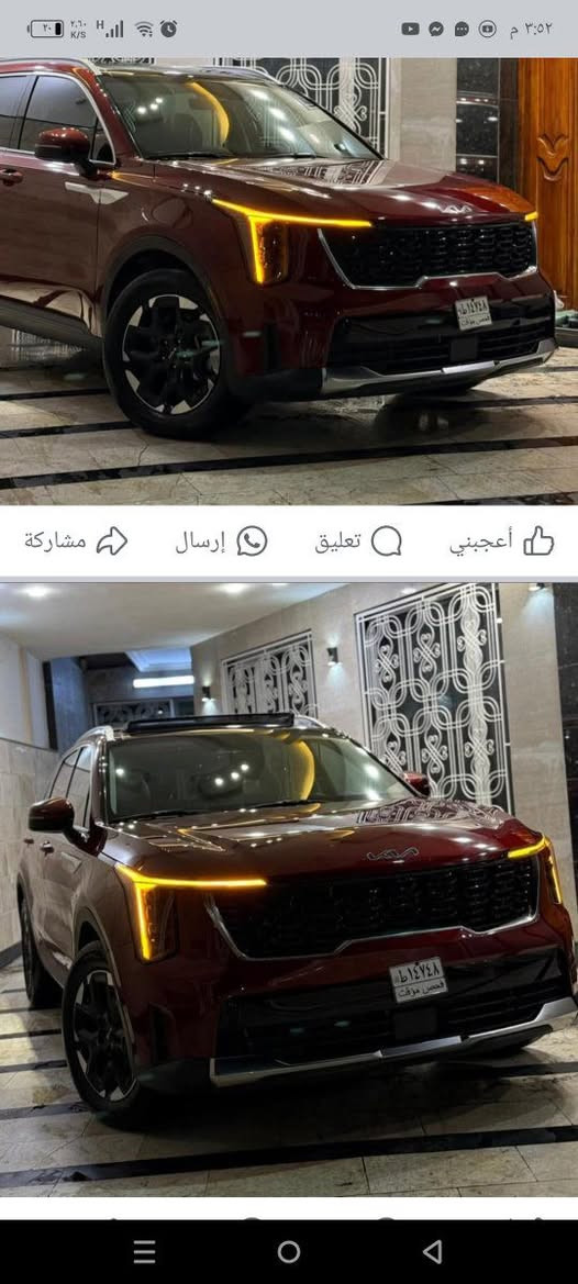 السلام عليكم سورنتو24 امريكي اللون ماروني كرزي حادثه جاملغ امبدل والباب صبغ سيارة جديدة بعدها بوضع الزيرو ماشية 13الف مواصفاته هواية السعر 240 بيع مستعجل ***********
