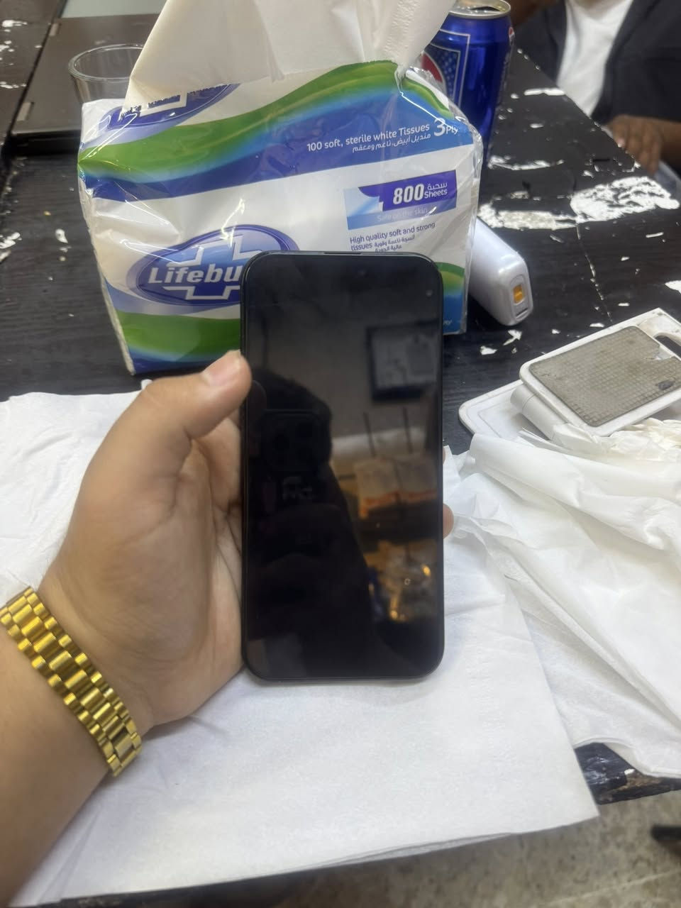 سلام عليكم حبايبي
16 PRO MAX
لون اسود جهاز جدآ نضيف 
لون اسود 
بطاريه 93%
ذاكره 256
سعر مناسب 
1,425,000
بي مجال 

الرقم 
: ***********

