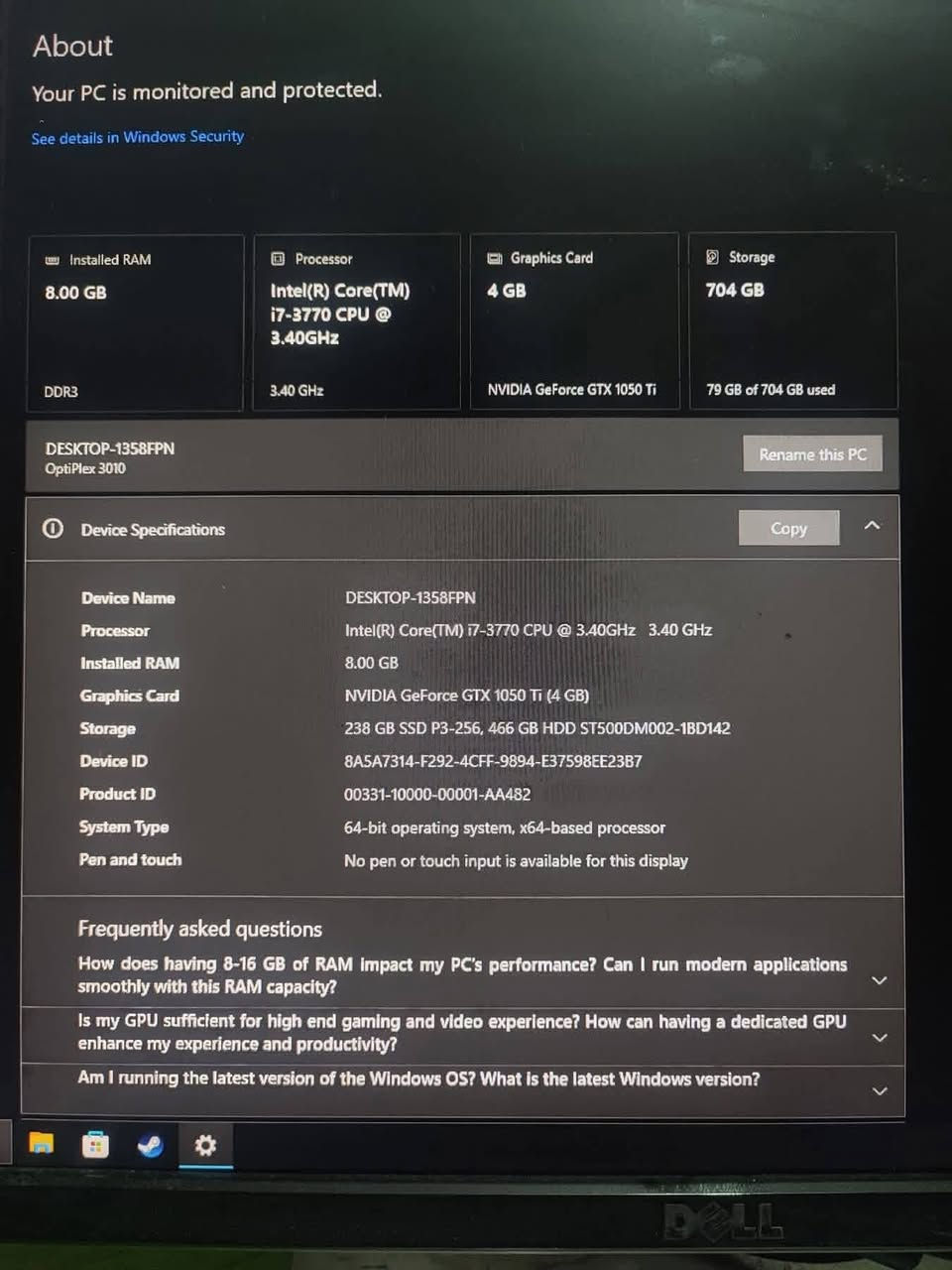 سلام عليكم كيس للبيع 220 وبي مجال 
Core i7 جيل ثالث 
Ram 8
GPU 1050 ti 4GB
SSD 256 
HDD 500
مشعل عليها هواي العاب قوية مثل ريزدنت ايفل 4 ريميك ودلتا فورس وبفريمات قوية 
مكاني بغداد العبيدي


**إذا كنت صاحب هذا الإعلان وتريد حذفه لأي سبب، رجاءا أرسل رسالة إلى الدعم الفني**