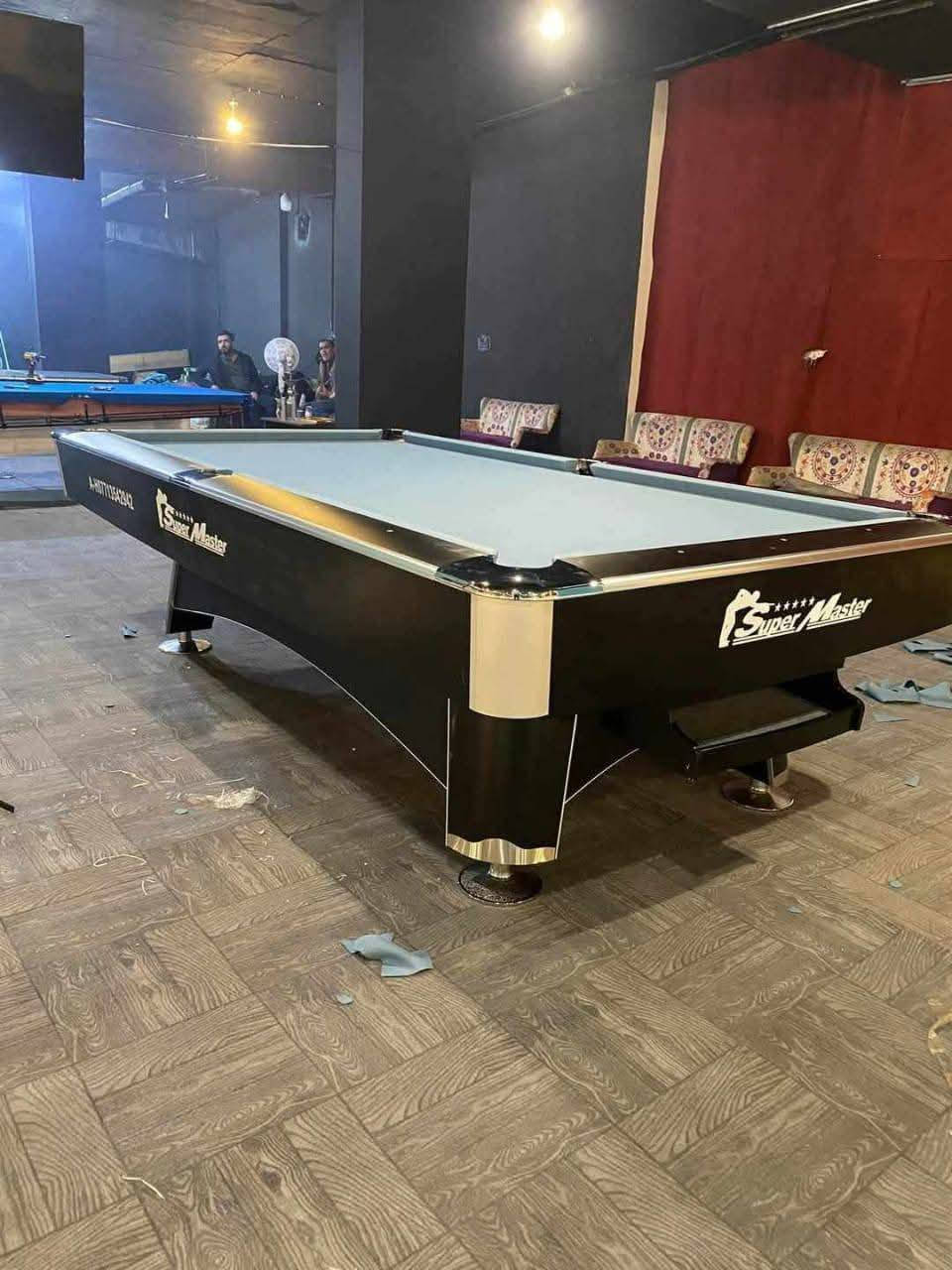 السلام عليكم بيع وشراء كافه انواع البليار 🎱د الجديد والمستخدم ومتوفر صيانه كافه انواع  البليارد مع الضمان اي ستفسار الأتصال على الارقم 📞 *********** او *********** العنوان بغداد حافظ القاضي واسعار مناسبه وتنافسية 🔥✅ يتوفر توصيل كافه المحفضات ✅
