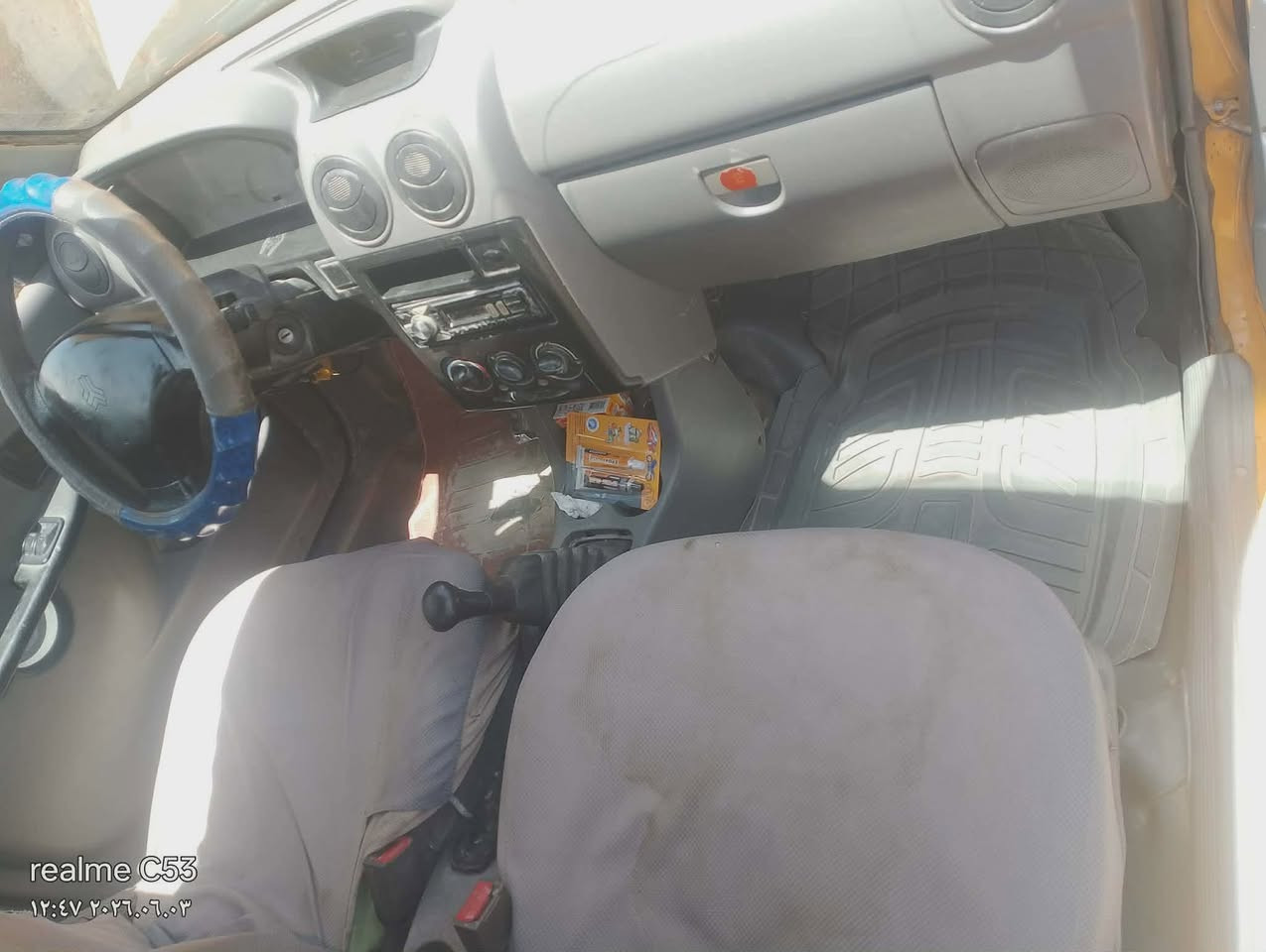 السلام عليكم سايبه للبيع كير مكينه وتخم تاير كرهبايات كله شغاله سعر من لاخير قفل قفل قفل٧ مكاني سماوه سوير ***********
