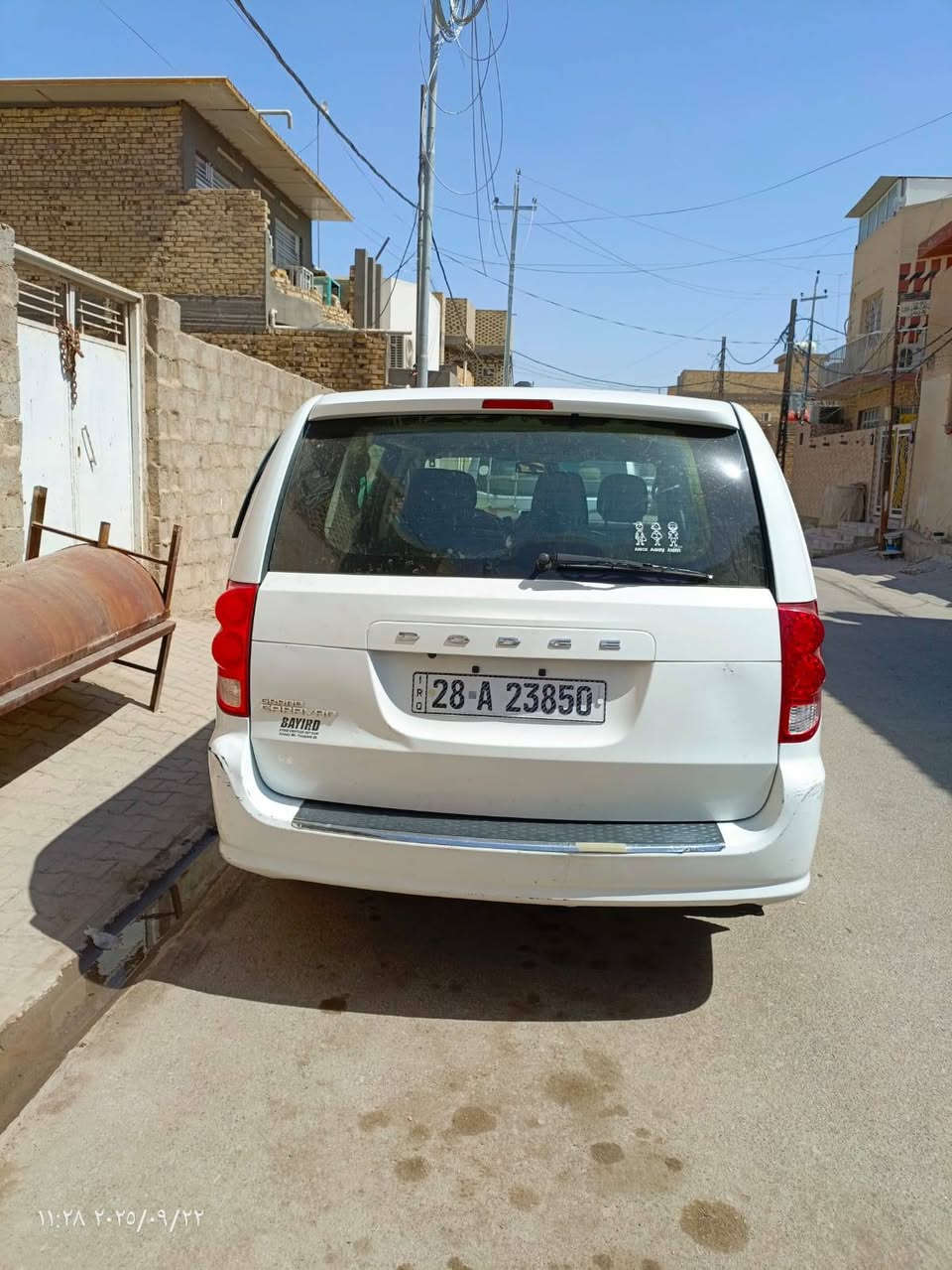 دوج كرفان موديل 15 باسمي نجف
مواصفات عادي تبريد قطعة وحده شغال ثلج

 ابواب ميكانيك

گير محرك جدد قبل فترة بدلتهن اني بيدي وجاهزات 

السيارة بيها قطعتين تبديل وثلاث قطع صبغ

السيارة جاهزة تايرات جدد

فقط الحدادية نص عمر

وبيها ملاحظات بسيطات

السيارة ب114 ومجالها جداً بسيط وماكو موديل 15 جاهزة بهل سعر

هذه الملاحظات كلهن ذكرتهن الك السلبية والايجابية

والي عنده سوناتا 11 او 12 خليجي مراوس او النترا خليجي وكل شي بحسابه
كوفة/ حي ميسان 

والي يحب يعرف اكثر يتصل ع الرقم ***********
