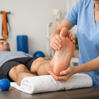 علاج طبيعي • آلام الكاحل • اليرموك جامع الشواف