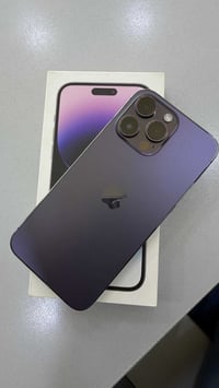 14 pro max ذاكره 256 نموذج M بطاريه 83🔋07734413787 السعر 850 الف