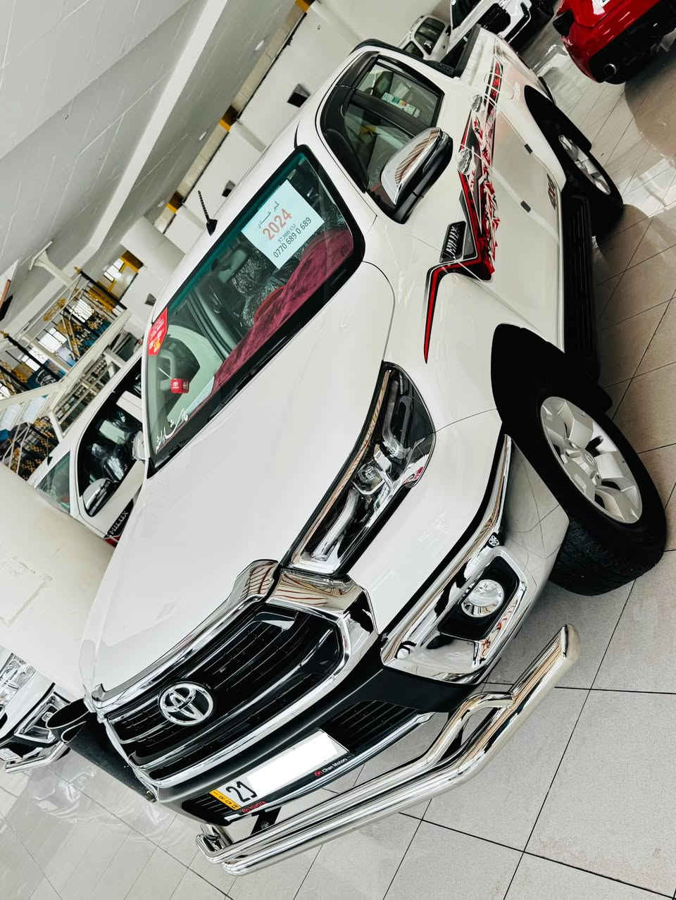 تویوتا هایلوکس 2024
عالي گیر عادي شرکة ســــاز 

ماشیة 57الف کیلومتر 

رقم سلیمانیة تحویل نفس یوم 

سعرها 295 ورقة قفلها بدون معاملة 

مکاني بـ کلـار ، شرکة ارین اوتو 

***********
