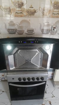 طباخ 4 عيون • ساحبة دهون • كاونتر حديد