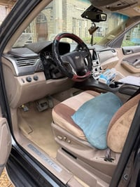 تاهو موديل ١٩ وارد امريكي ماشيه ١١٤  كشنات جلد vip  مغلفات قماش   الضر...