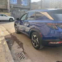 توسان موديل ٢٠٢٣ وارد امريكي فول للاخير بدون رقم  لون ازرك  بيها كم حا...