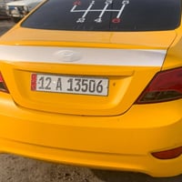 اكسنت مظلع 2011 رقم نينوه بسمي كابون بانزين محرك 16دوش  كير عادي عينه ...