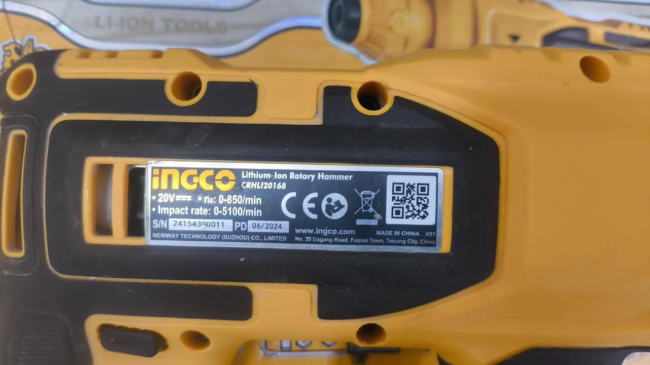 مميزات دریل INGCO قوة عالية وأداء ممتاز بالحفر قبضة مانعة للانزلاق وثبات عالي أثناء الشغل
يتحمل الشغل القوي والاستخدام

مميزات دريل INGCO قوة عالية وأداء ممتاز بالحفر

نظام شاكوش قوي للحفر بالكونكريت

***********

مستخدم حوالي سبوعين فقط الدريل بدون ملحقات فقط براين تجي ويه بدون بطاريه وشاحنه

سعر 50 الف قفل

بغداد لزعفرانيه شارع الكهرباء
