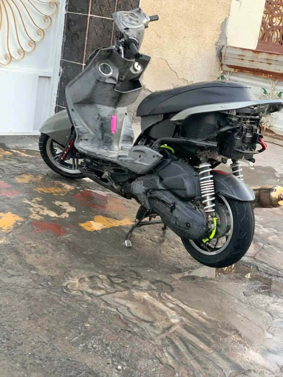 سلام عليكم دراجه سكنس فحل رياضيه منطول الطول مكينه بلاد رايد مراوس او بيع 600وبيه مجال مكان بغداد حي جهاد ***********
