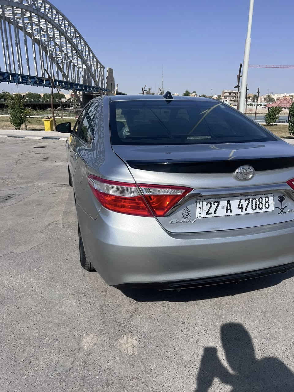 كامري 2015 SE رقم ذي قار باسمي
بدون حادث لغد شاصي كفاله بيه صبغ اربع قطع صبغ فقط 
كير مكينه حداديه كفاله 
داخل جلد شاشه وكامره خلفيه شفتات ستيرن تحكمات ستيرن كامله مثبت سعره 
تخم تاير جديد 
سعر 135 بيه مجال
مكان ذي قار الناصرية 
الرقم ***********
