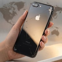 للبيع ايفون 8 بلاص  بلادي ممبدل بيه شي  كسر شاشه وضهر نفس مموضح بصور  ...