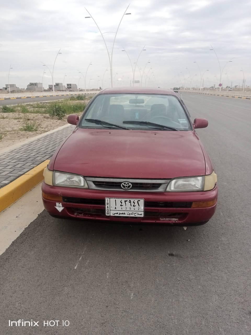 كورلا موديل 1994
رقم صلاح الدين
بلادي يسره 
السعر 55
*********** مكاني سامراء
