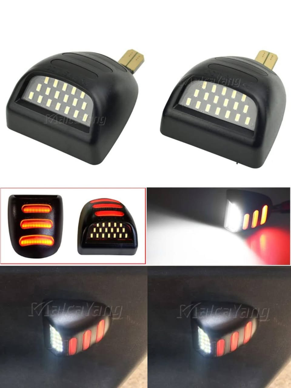 السلام عليكم 

1_ كلوبات دعاميه لوحه أرقام LED أبيض مع ضهر المنتج لون احمر LED 

 1_جمسي ✅️
 2_ شوفر ✅️
3_ سلفراد ✅️ 

سعر الزوج 40 الف ✅️
كميه محدود جدأ

يوجد توصيل إلى جميع المحافضات 🌏
للحجز واتساب ***********

