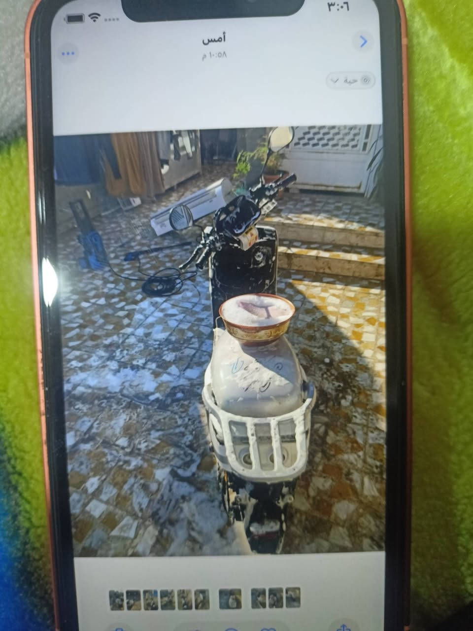 السلام عليكم ورحمه الله وبركاته 👋
بسم الله الرحمن الرحيم 🥰
اسم الماطور 318 اباجي أو ابتاشي 🥰
موصفات معروفه  للبيع  
6/1 بطاريات شرط 🥰
4/2 نمر 😍
3/مثبت سرعه 🥰
4/السرعه 99😍
5/حقيقي 70الى75. 🥰
6/نضام بارك للتوقف 😍
7/ نضام بك رجوع لل خلف 😍
8/اشاير يمين ويسار+دبل اشاير 👉👈
9/ لايت عالي ناصي 😍
10/مدخل يو اس بي 😍
11/تايات جدد اعراض 😍
12/لون  ابيض
13/اصطابات دسك ورا وكدام 🥰
14/صندوق تحت الكشن 😍
15/ قاطع دوري ⚡
16/امرايات عدد2اصليات مال شركه✈️
17/شاحنه ثقيله الاصليه 🥰
18/ملف 2500  ✈️
19/ الماطور ربع ماطصرف عليه 🥰
20/السعر 550
21/مكاني موصل مزارع زيونه قرب المرور 
22/رقمي***********ي واتساب 👉
23/المو شراي لايدخل عل خاص 😍
24/الماطور بحاله جيده جدا 🏍️
25/تحياتي للجميع 🥰
