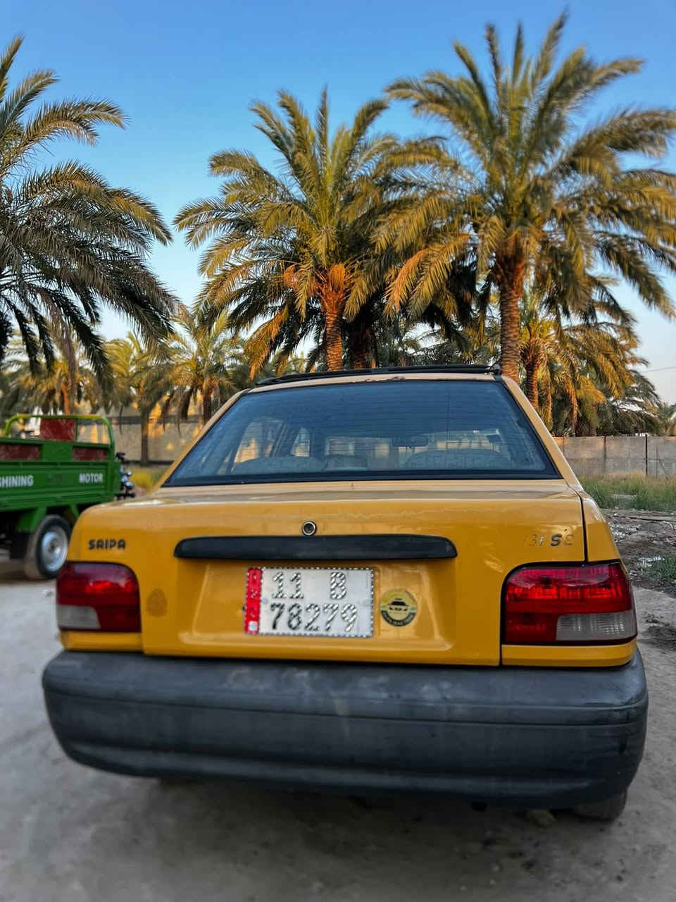 سلام عليكم سايبا للبيع رقم نكليزي مصفره غرامات كشره نضيف مكينه وكير نضيفه شواصي معمره تبريد شغال شاشه سياره جاهزه كبل للشارع السعر 24بيها مجال مكاني الشلعه السلاميا***********
