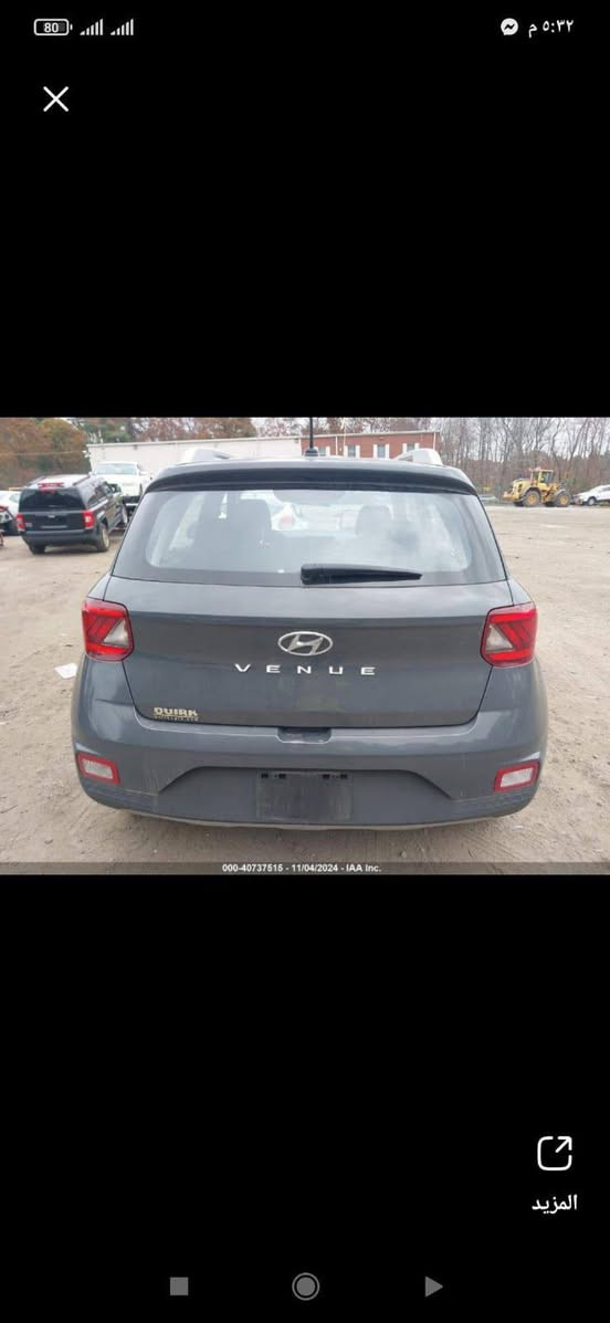 السلام عليكم هونداي فينو
مديل : ٢٠٢٣
ماشيه :000 53 km قابل للزيادة
حجم المحرك : 1600 دبل نوزل 
مواصفات : الفول 1/1
عدا البصمة 
حادث موضح بالصور  بسيط
السعر : 13500$ دولار وبيها مجال الشراي يجي يشوف 
 للاستفسار ***********
