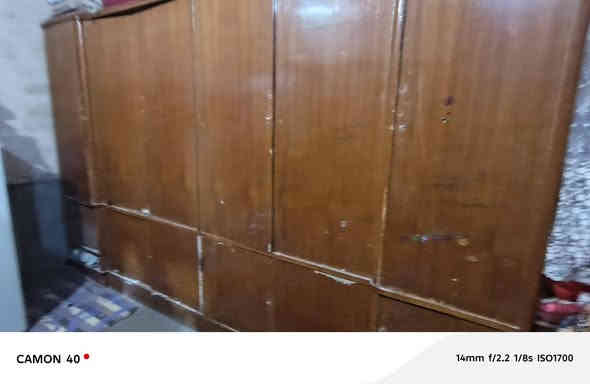 كنتور تسكام صاج 6 ابواب طابقين يحتاج صبغ فقط مابي ضرر السعر 85 فقط المكان نجف حي الشرطه للإستفسار ***********
