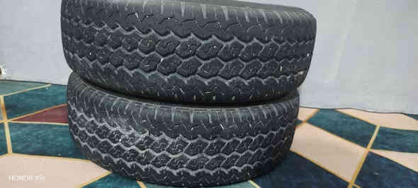 السلامه عليكم اخوان للبيع زوج تايرات 13 انضاف وحده بي فتيله وحده ولثاني بي فتايل ثنين سعر 40 قفل مكاني بابل حله ابي غرق شارع الامام ***********
