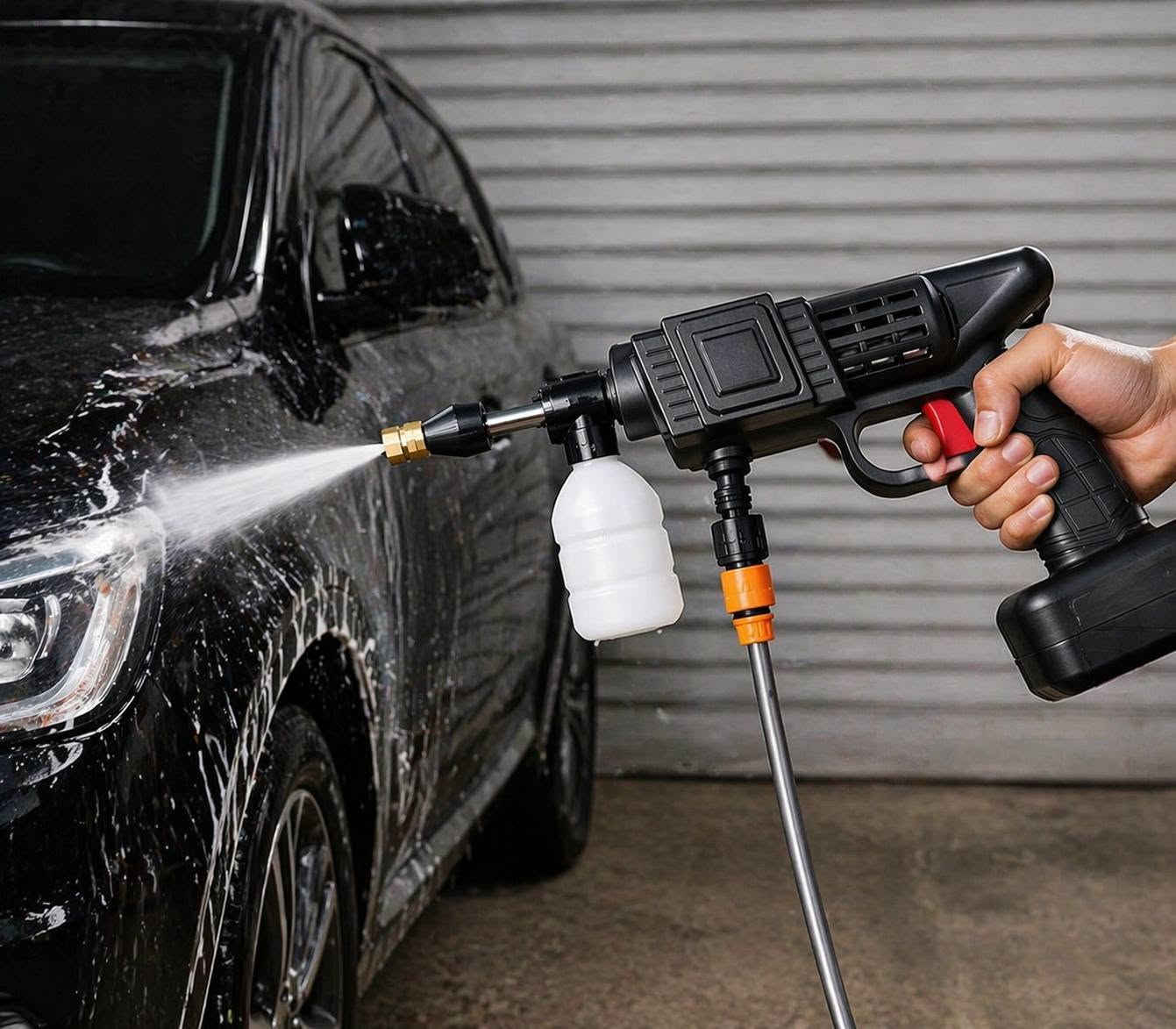 🚿✨ نظافة سريعة وسهلة!
محمول وخفيف ⚡، ضغط 150 بار 💪

بطارية 48 فولت 🔋، مقاوم للماء 💧

فوهات متعددة ورغوة سريعة 🎯

حقيبة حمل لكل الملحقات 🎒 سعر 25 توصيل مجاني


**إذا كنت صاحب هذا الإعلان وتريد حذفه لأي سبب، رجاءا أرسل رسالة إلى الدعم الفني**