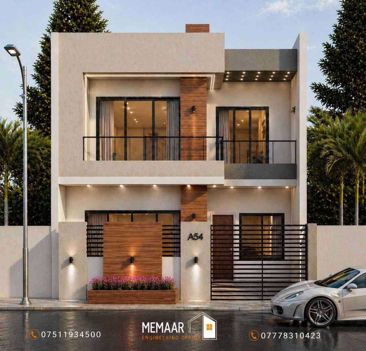 ✨ واجهة عصرية بعرض 7.5 متر
تصميم يجمع بين البساطة والفخامة بأسلوب حديث ومتوازن

تم استخدام:
▪️ كتل هندسية واضحة تعطي قوة للشكل العام
▪️ دمج الخشب مع اللون الفاتح لإحساس دافئ وراقي
▪️ إضاءة مخفية تبرز التفاصيل المعمارية بشكل أنيق
▪️ شرفات زجاجية تعزز الإحساس بالاتساع والانفتاح

تصميم مثالي للمساحات المتوسطة مع استغلال ذكي لكل جزء من الواجهة 🏡

📐 تصميم 
MEMAAR Engineering Office

📞 ***********
📞 ***********

⸻

