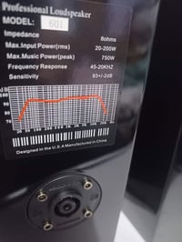 مكبرات صوت • موديل ٦٠١ • ٢٠-٢٠٠ واط