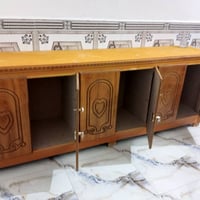 رفوف سفينة قطعتين الوحدة ٧٥ وبيهة مجال وسلة بنفسجية ٣٠ وبوفية ٧٥ نظيفة...