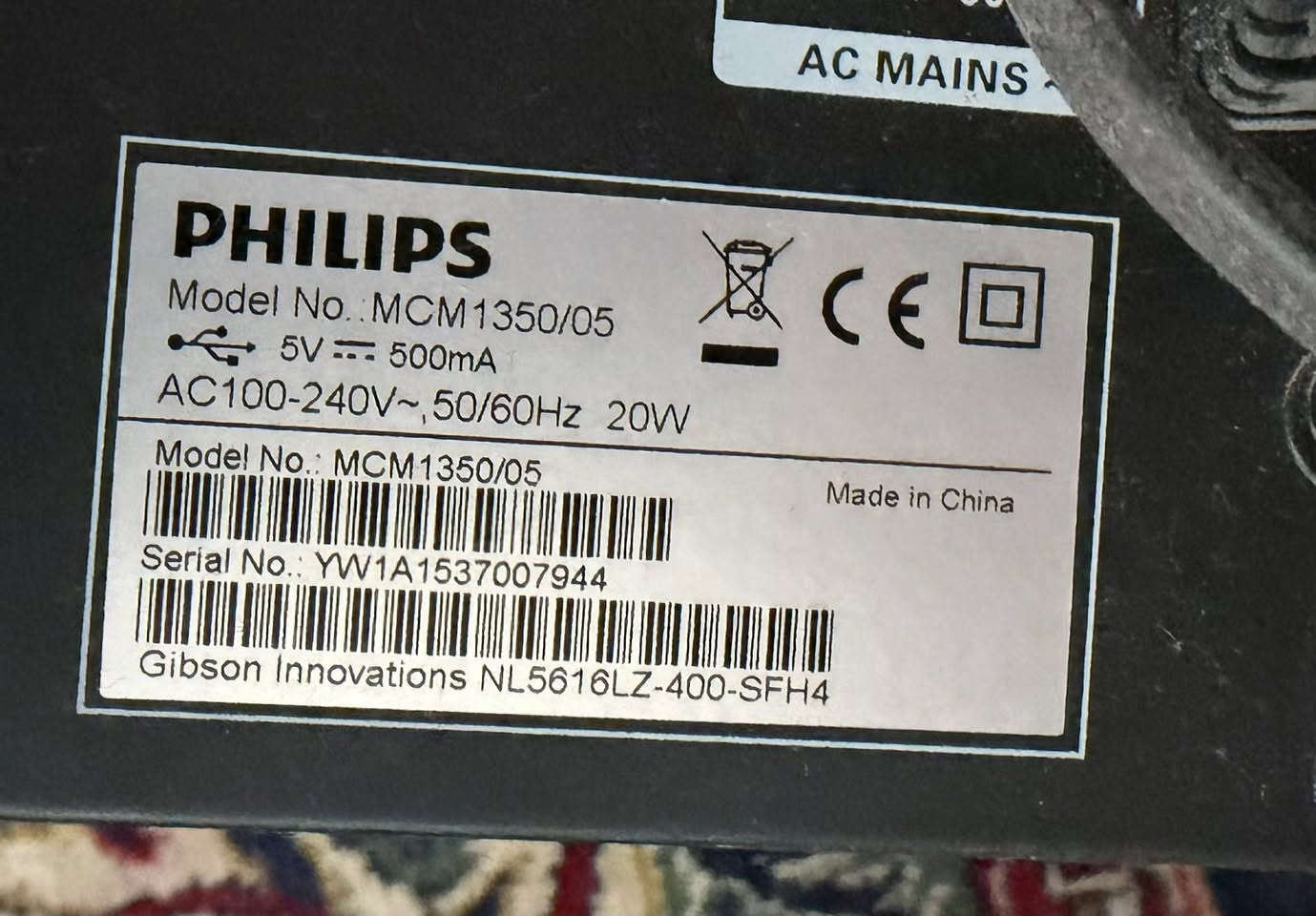 السلام عليكم 
جهاز فلبس يشتغل aux و سيدي. وراديو و usb
صوته عالي وصافي 
كامل ويه ريمونته 
للبيع 
مكاني بغداد يم حي الجهاد


**إذا كنت صاحب هذا الإعلان وتريد حذفه لأي سبب، رجاءا أرسل رسالة إلى الدعم الفني**