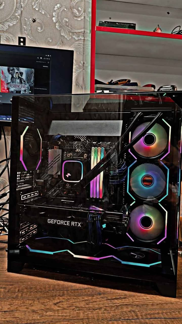 Setup کامل بۆ فرۆشتن 

PC👇
GPU: RTX 3070 8GB ASUS TUF OC 
CPU: RYZEN R7 5700X 8CORE 16THREAD
RAM: 4×8 32GB 3600MHZ
HARD: NVME 1T 7000 GEN 4
MB: ASUS PRIME B550M-A 
COLER: DEEPCOLL 360M BLACK
POWER SUPPLY: 650W COOLER MASTAR 80 PLUS
CASE: GAMEMAX INFEMITE PRO

860$

مۆنیتەر👇
27 Inch Odyssey G5 G55C
QHD | 165Hz | AMD FreeSync | Curved | Gaming Monitor
 
160$ أربيل, العراق


**إذا كنت صاحب هذا الإعلان وتريد حذفه لأي سبب، رجاءا أرسل رسالة إلى الدعم الفني**