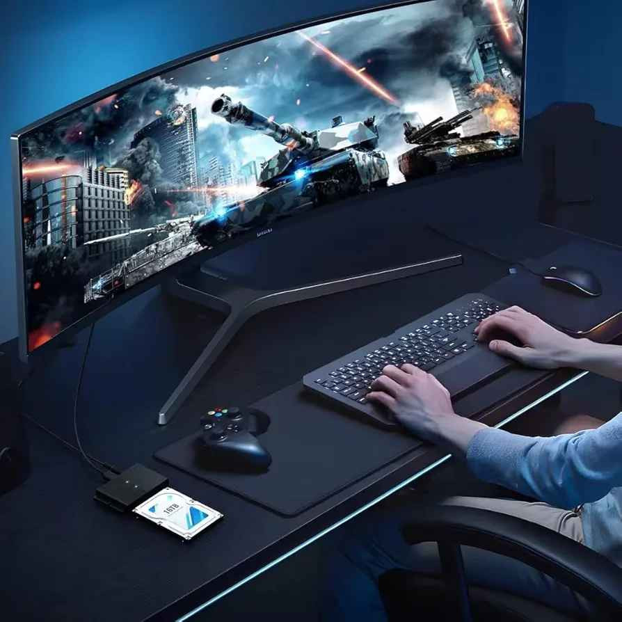 محول FIDECO PL319 من USB 3.0 إلى SATA و IDE، ويستخدم لتوصيل الأقراص الصلبة الخارجية بجهاز الكمبيوتر. 
توافق الأقراص: يدعم أقراص SATA و IDE بحجم 2.5 بوصة و 3.5 بوصة.
سرعة النقل: يوفر سرعة نقل بيانات عالية تصل إلى 5 جيجابت في الثانية عبر منفذ USB 3.0.
التشغيل: يتميز بكونه لا يحتاج إلى تعريفات (Driver-free) وسهل الاستخدام.
FIDECO: فيديكو
Model. PL319: طراز PL319
USB 3.0 to SATA & IDE Cable: كابل يو اس بي 3.0 إلى ساتا وآي دي إي
Compatible with 2.5" /3.5" SATA & IDE HDD SSD: متوافق مع أقراص اتش دي دي واس اس دي ساتا وآي دي إي بحجم 2.5 بوصة / 3.5 بوصة
Super Speed+ Up to 5Gbps: سرعة فائقة تصل إلى 5 جيجابت في الثانية
Driver-free: لا يحتاج إلى تعريف
Easy to Operate: سهل التشغيل بغداد, العراق


**إذا كنت صاحب هذا الإعلان وتريد حذفه لأي سبب، رجاءا أرسل رسالة إلى الدعم الفني**