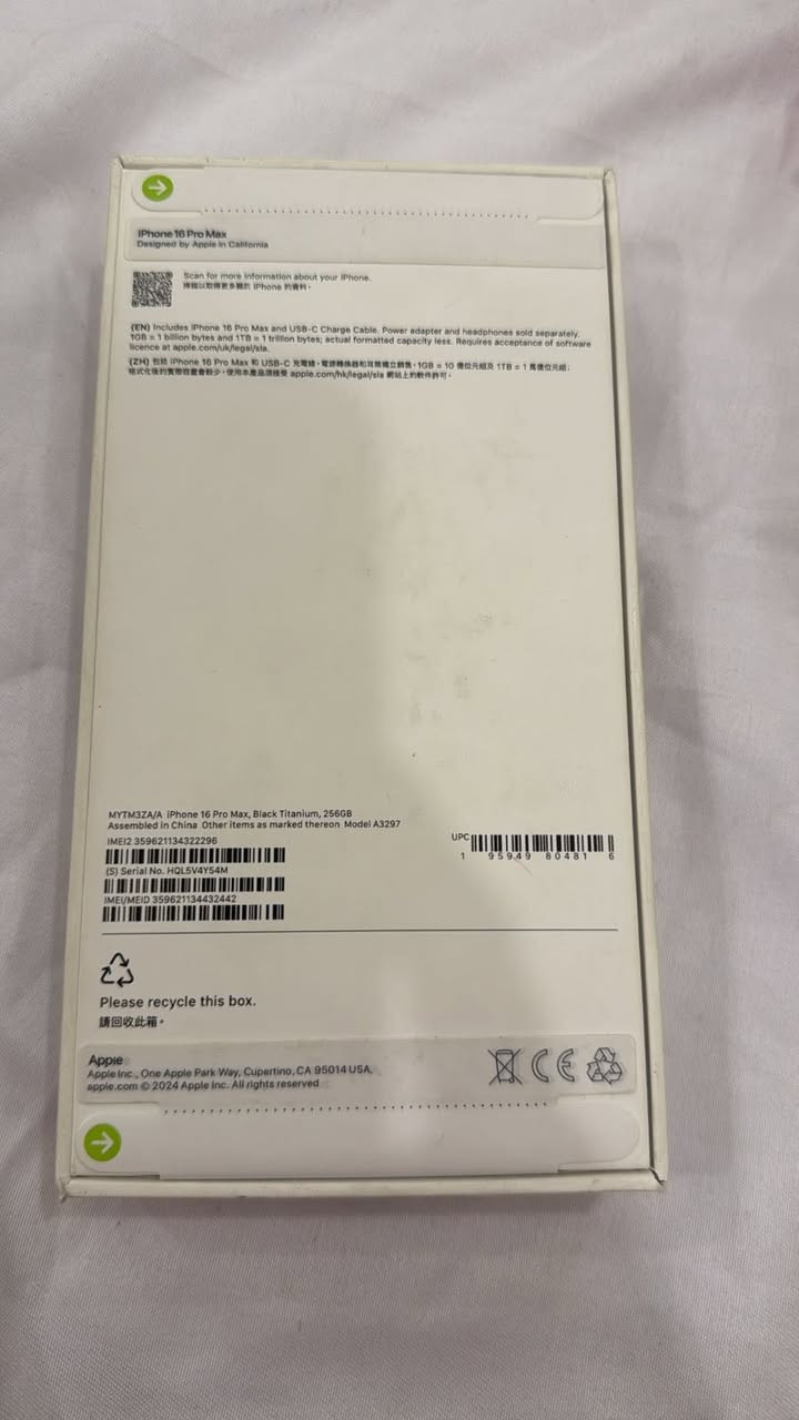 ايفون ١٦ برو ماكس بمليون و٦٠٠ جديد بعده ممفتوح من الكارتون ويه گڤر ولزكة


**إذا كنت صاحب هذا الإعلان وتريد حذفه لأي سبب، رجاءا أرسل رسالة إلى الدعم الفني**