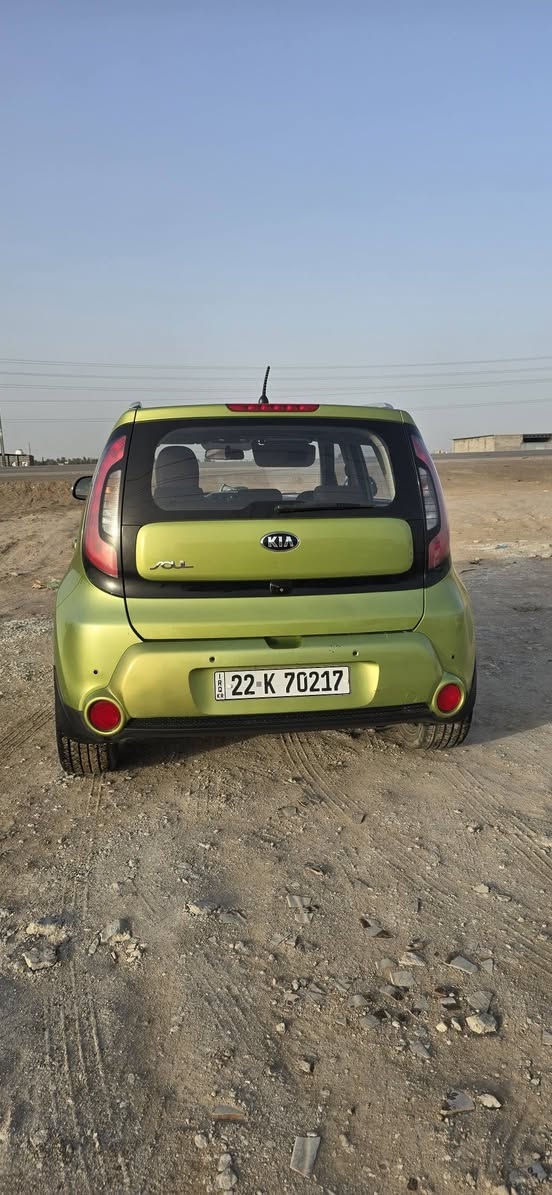 السلام عليكم
كيا صول 2015 خليجي رقم اربيل الدولي باسمي 
مكفوله كفاله عامه
  ماشيه 47 كم
مكينه كير حداديه كفاله 
مواصفات معروفه    مكاني الديوانيه قضاء عفك 
السعر 125وبيه مجال    رقمي ***********
