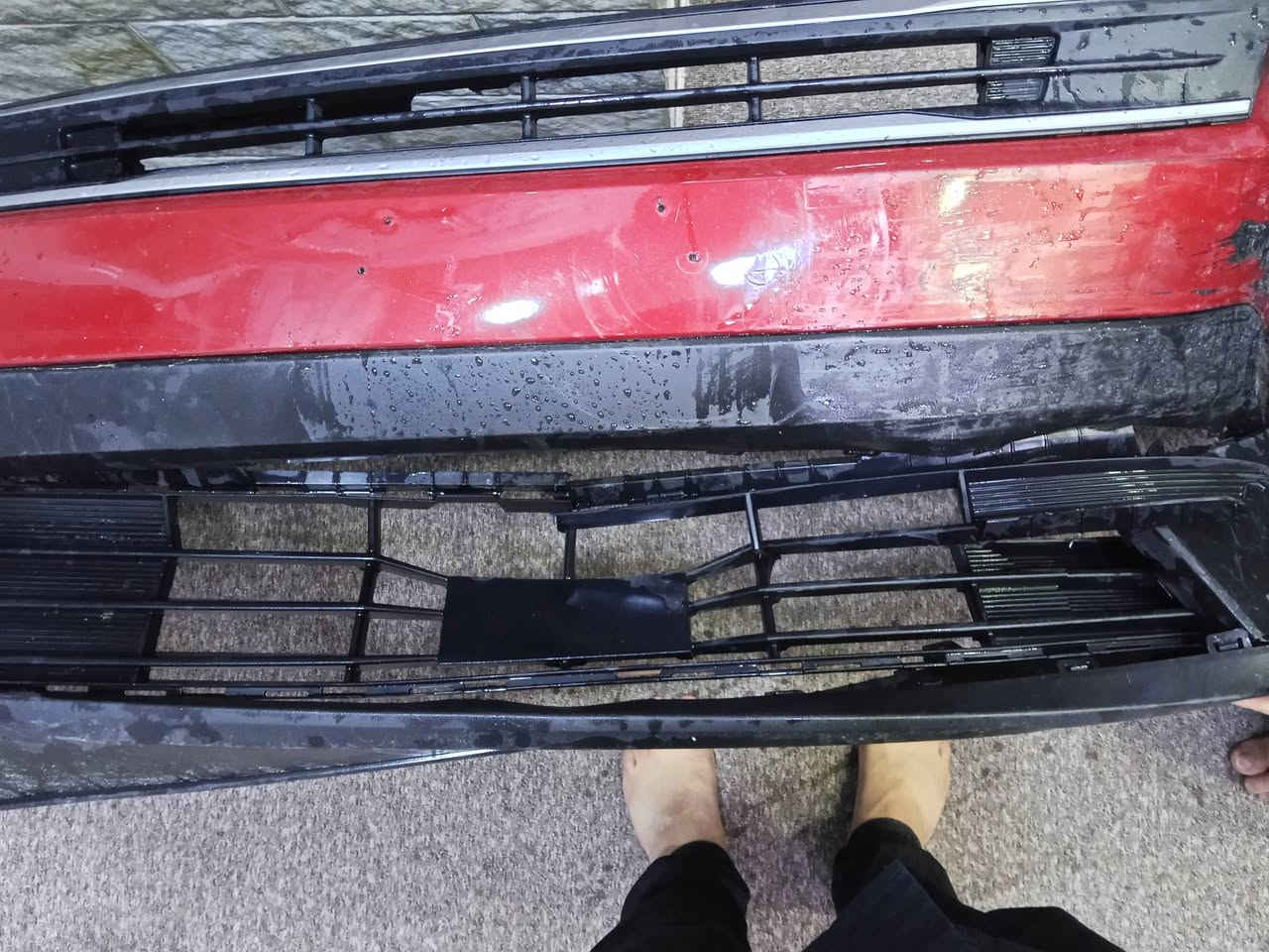 دعاميه k4شباك سليم واللحيه الجوه سليمة بيه عواج بس الكسر بالعظم وشباك الرادار  ..ربع العظمى مفقود
***********
