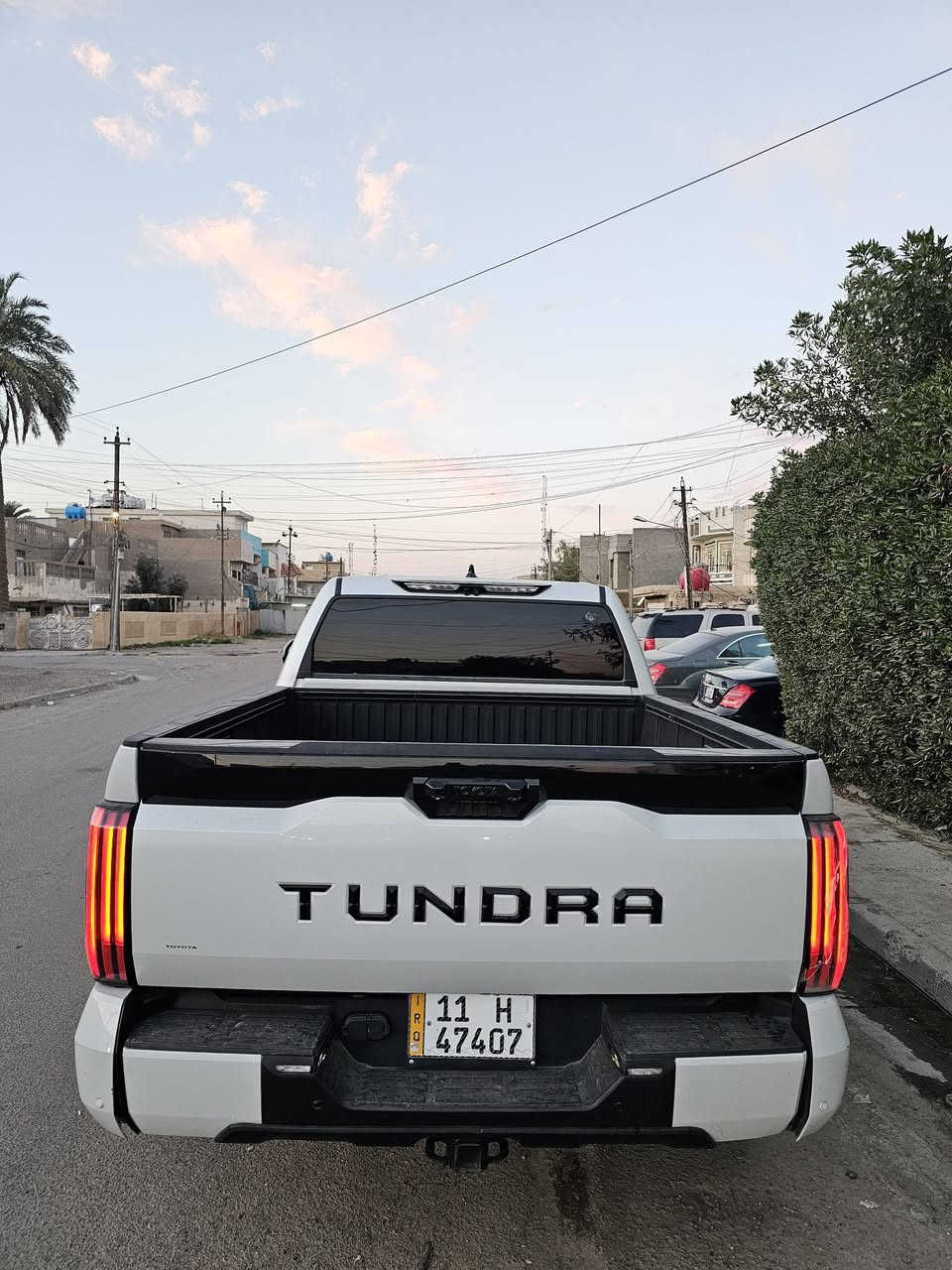 تيوتا تاندرا 2023 للبيع
تيوتا تاندرا 2023 للبيع 
السياره هايبرد بلاتينيوم 
اعلى مواصفات max بصمة شاشه ايباد كبيرة بانوراما بصمة لايت زنون لايت ليد نهاري اشاير حساسات كامرة 360° مكينة 3.4 هايبرد تبريد قطعتين ماشيا 35 الف شاحن لاسلكي انظمة متعدده كشنات كهرباء كشن ذاكره تدفئة ستيرن وهوايه مواصفات بيها صوره الحادث منشورة مكاني بغداد المعلمين 
السعر 460$ بيها مجال قليل. 
***********
